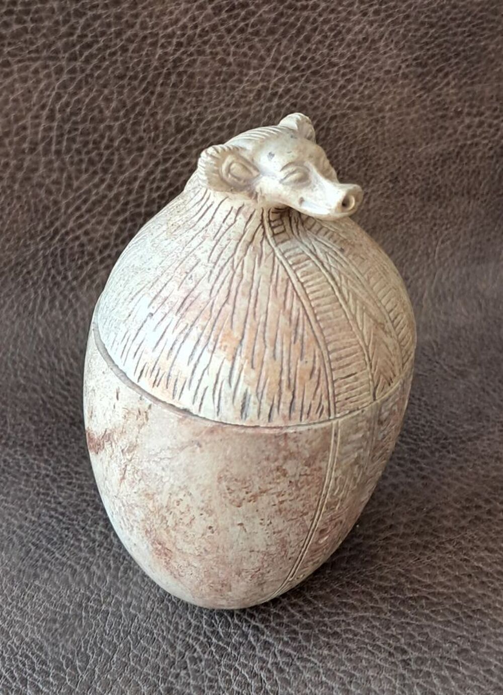 Petit vase canope &eacute;gyptien g&eacute;nie H&acirc;pi Décoration