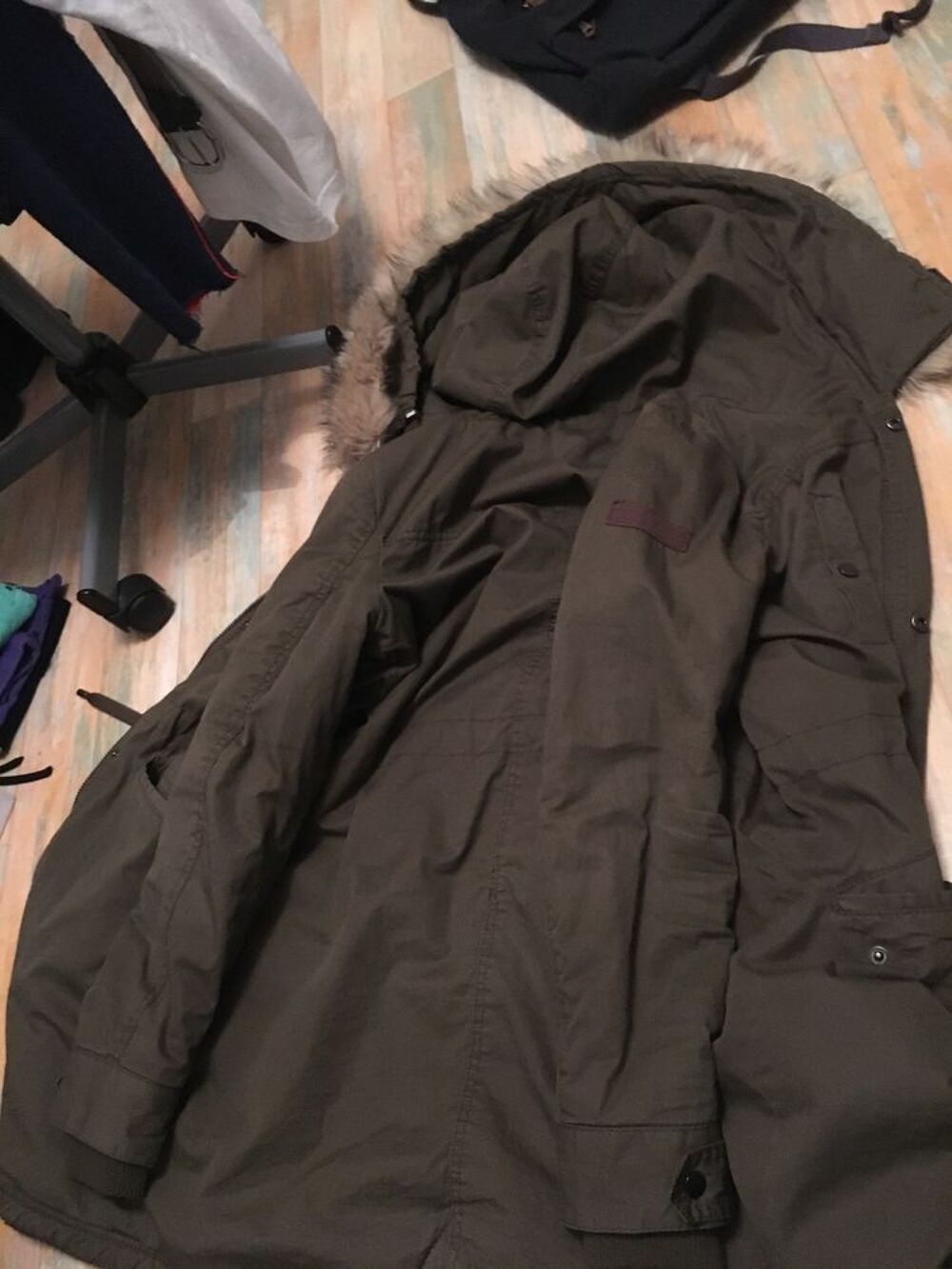 manteau vert Vêtements
