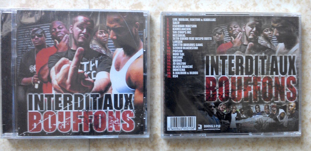 Interdit aux bouffons - cd rap fran&ccedil;ais CD et vinyles