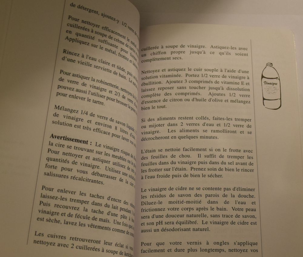 Le Livre du Vinaigre - Emily Tracker 1995 Cuisine