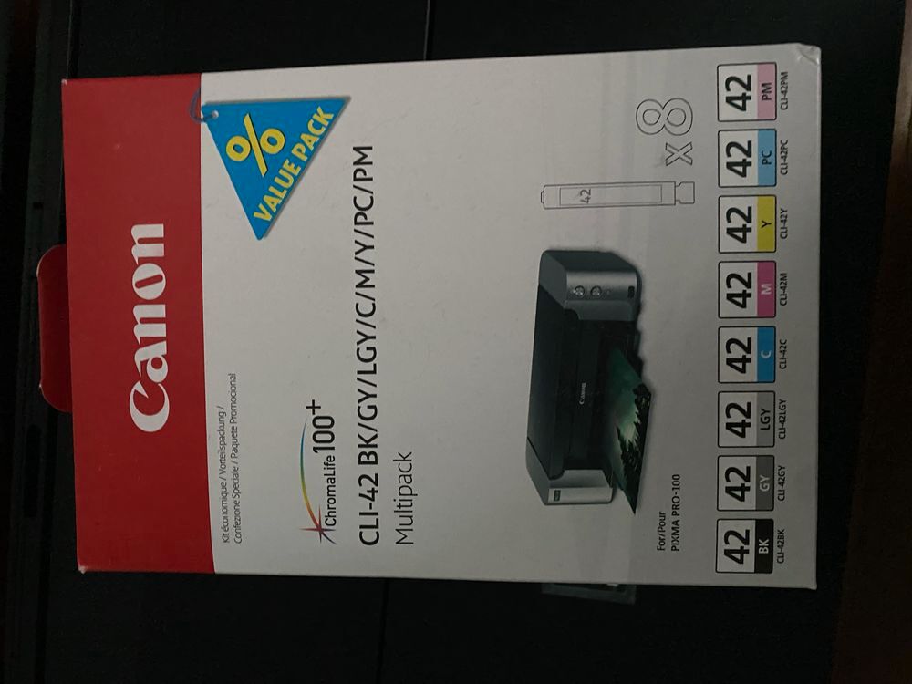 Imprimante CANON PIXMA PRO 100-S + jeu de cartouches Matériel informatique