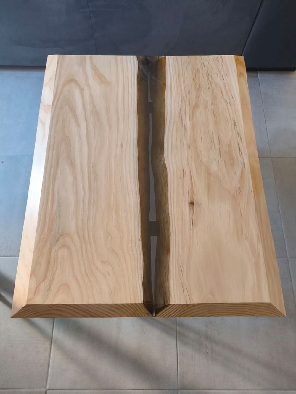 Table basse bois/epoxy Meubles