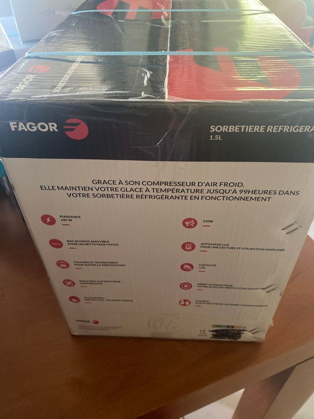 Sorbeti&egrave;re r&eacute;frig&eacute;rante Fagor Electroménager
