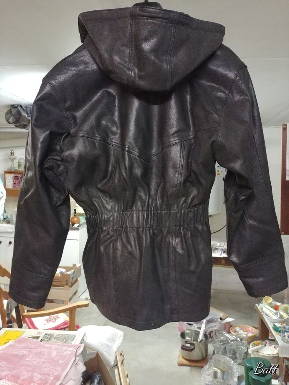 parka cuir Vêtements