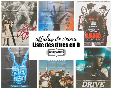 Affiches originales de cinéma : Films en D (partie 3) 0 Montpellier (34)