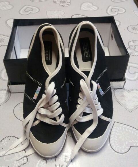 Basket ou tennis noire Kappa Original �tat neuf - P 36 10 Domart-en-Ponthieu (80)