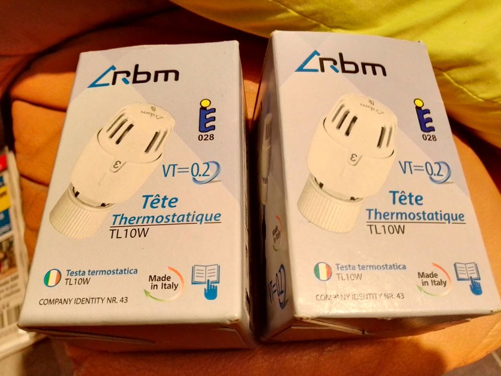 t&ecirc;te thermostatique rbm tl10w Bricolage