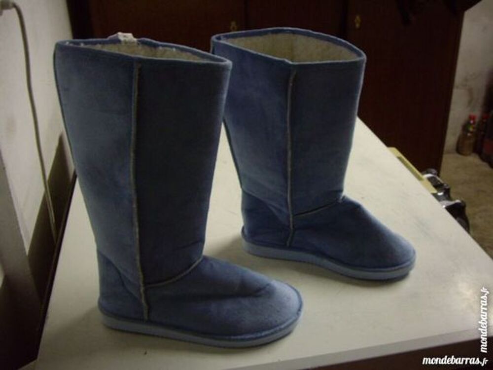 Bottes fourr&eacute;es Bleu Ciel pointure 38-neuves- &agrave; 7 Chaussures