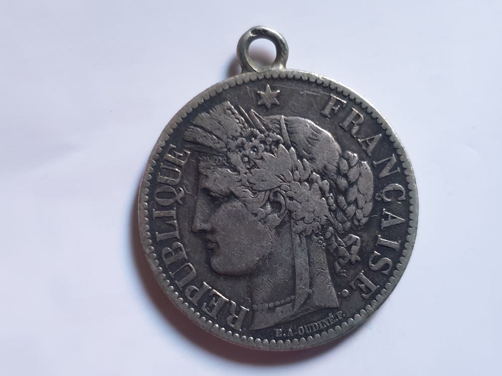 Pi&egrave;ce de 2 francs C&eacute;r&egrave;s Argent 1887 A 