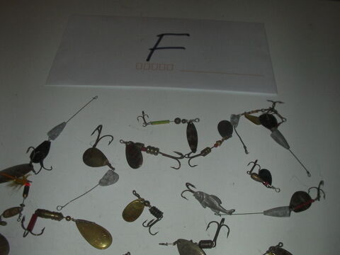 Leurres de p�che (cuillers) s�rie F 20 Roques (31)