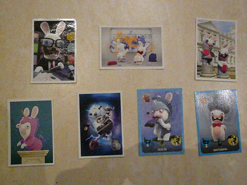 Cartes Panini   Lapins cr�tins   1 Franqueville-Saint-Pierre (76)