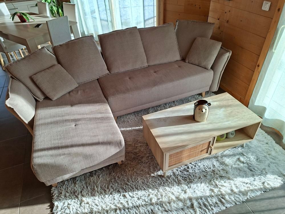 Canap&eacute; d angle et meuble TV Meubles