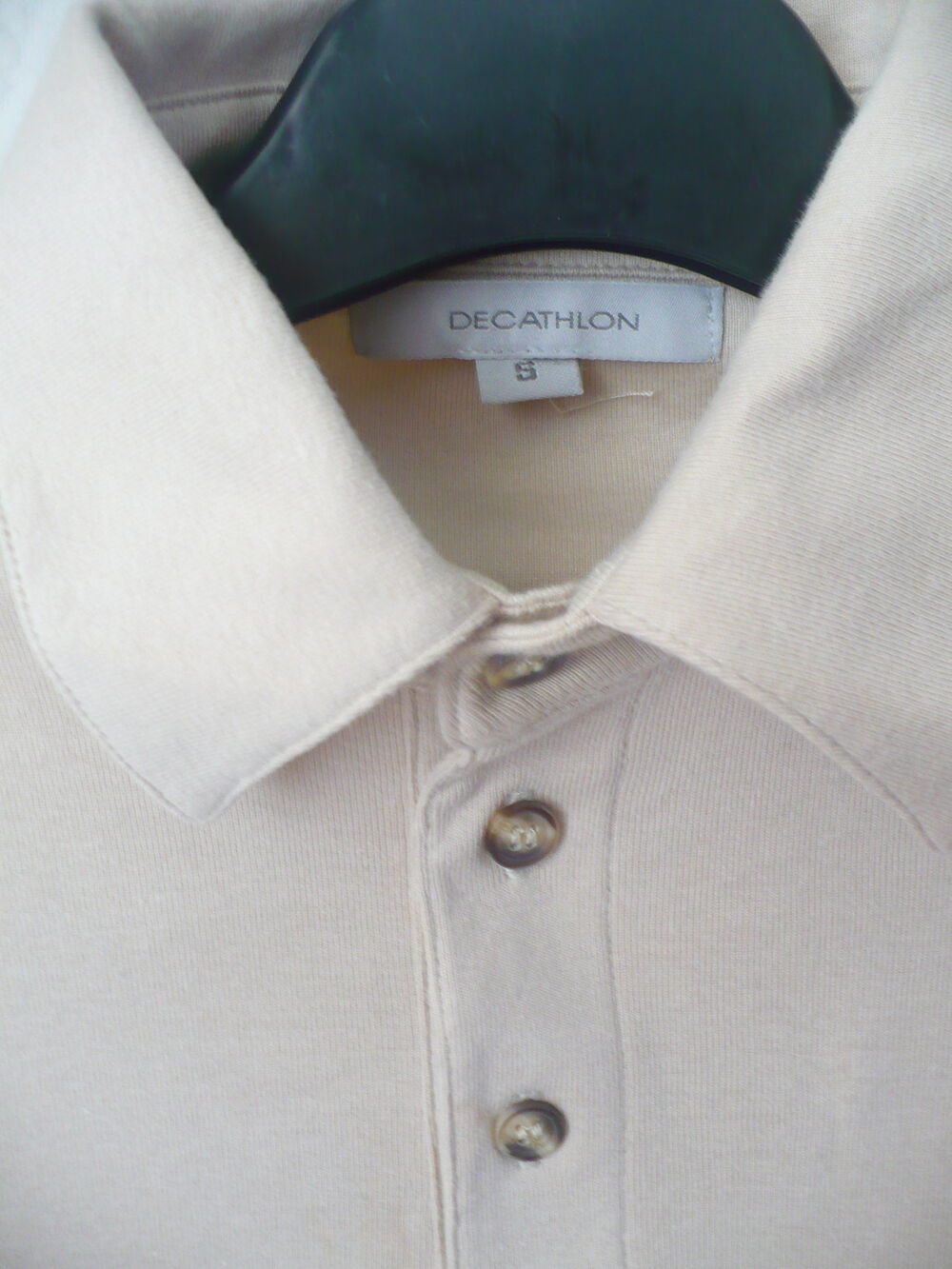 Decathlon Polo T-Shirt Manches longues Beige - Neuf Vêtements