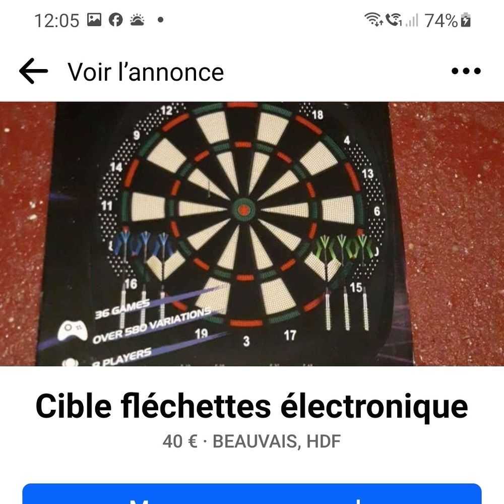 cible &eacute;lectronique Sports