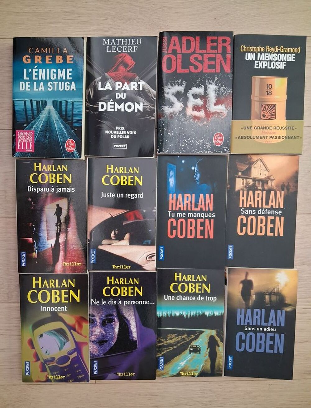 Grand choix de romans Feel Good / Thrillers.
Poche ou Broch&eacute; Livres et BD