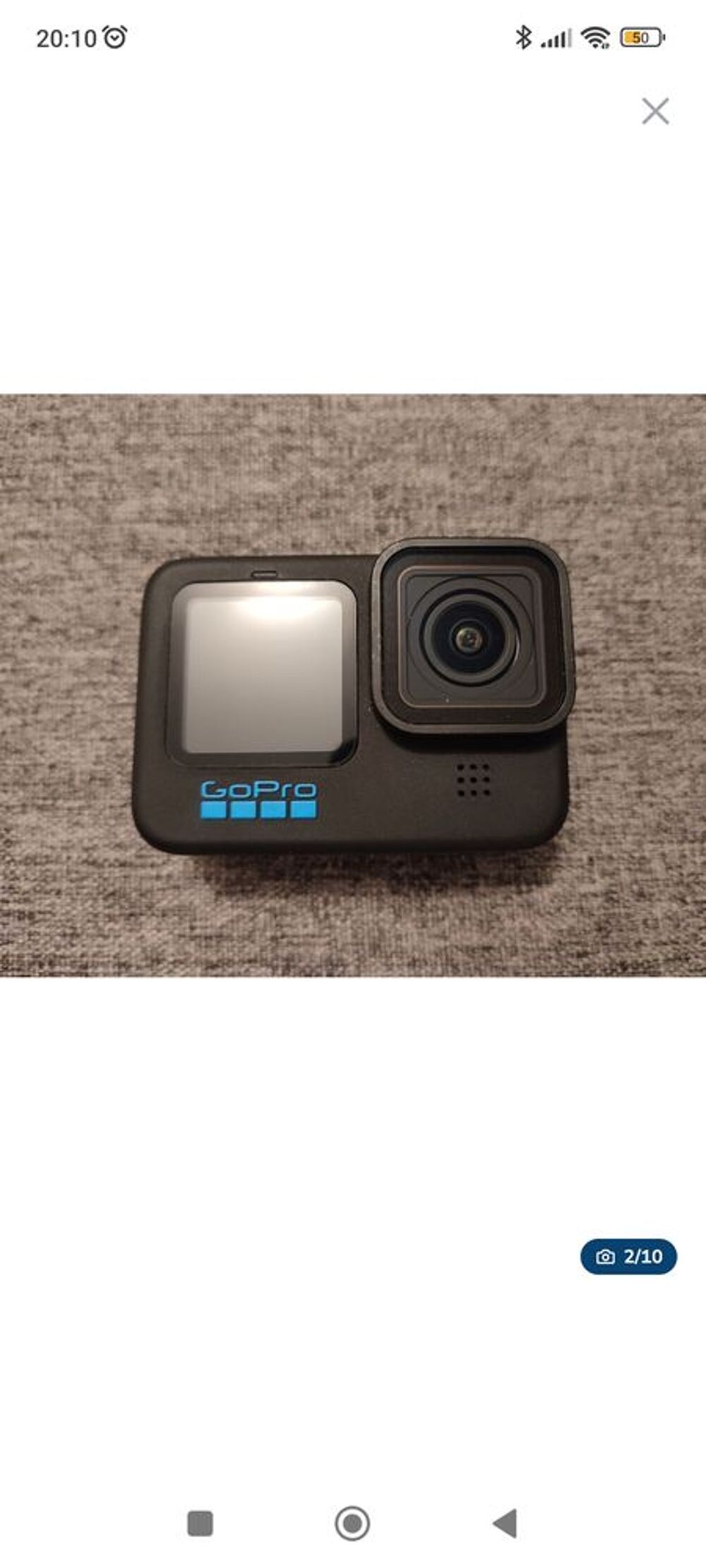 GoPro HERO 10 BLACK + accessoires Photos/Video/TV