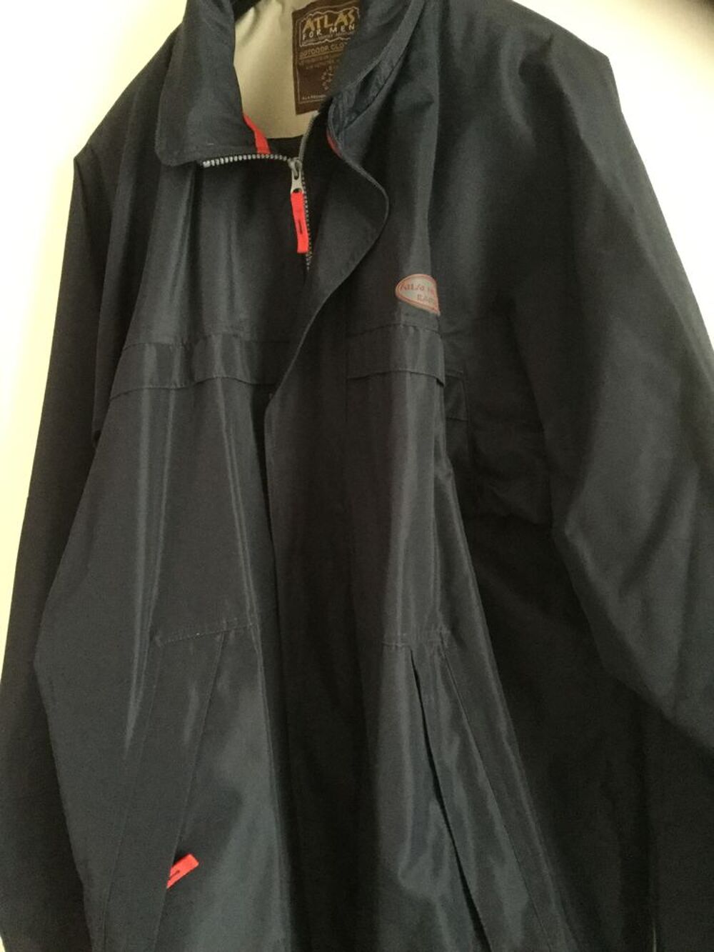 Parka noire homme avec capuche Atlas for Men taille XL Vêtements