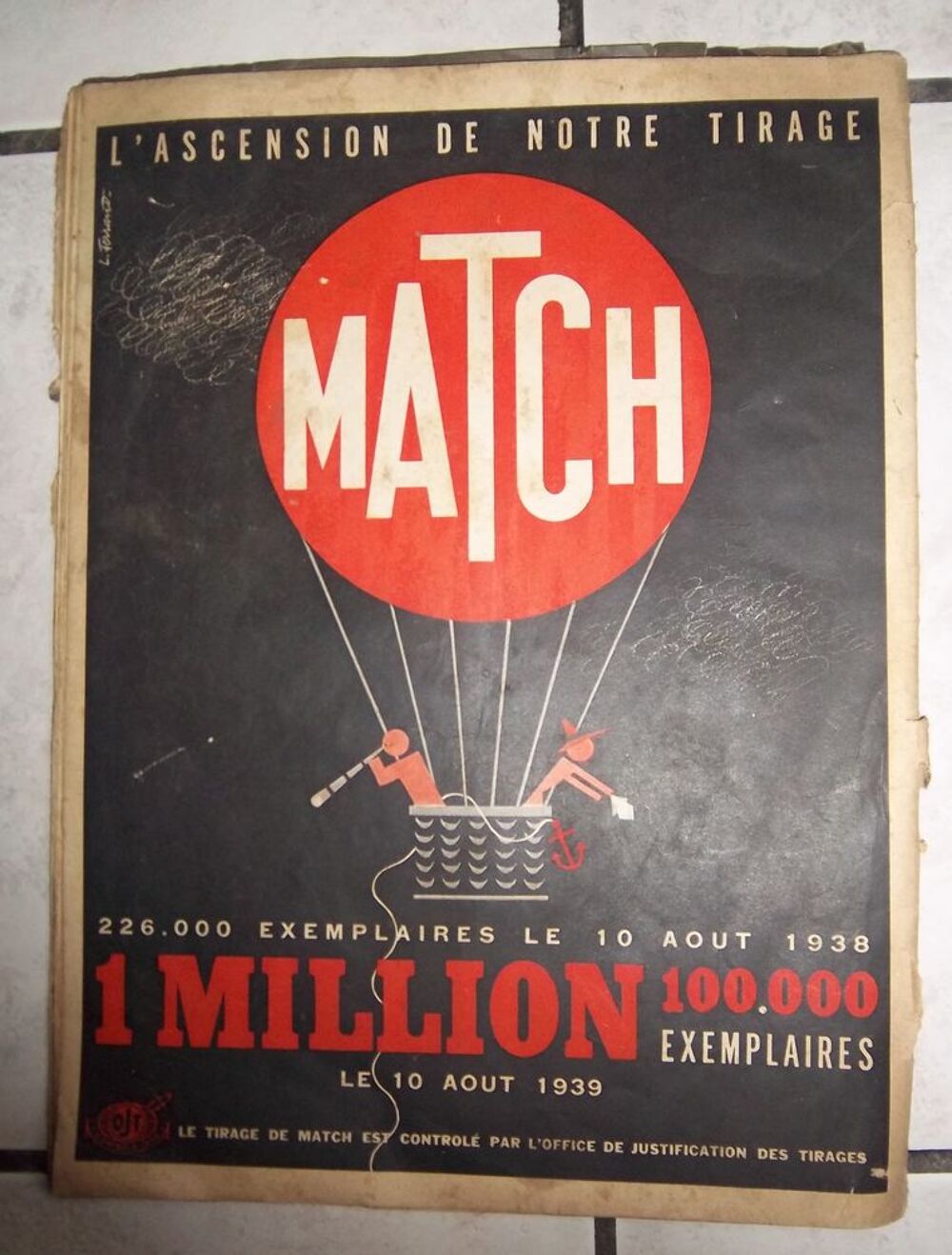 Magazine Match n&deg; 58 10 ao&ucirc;t 1939 Livres et BD