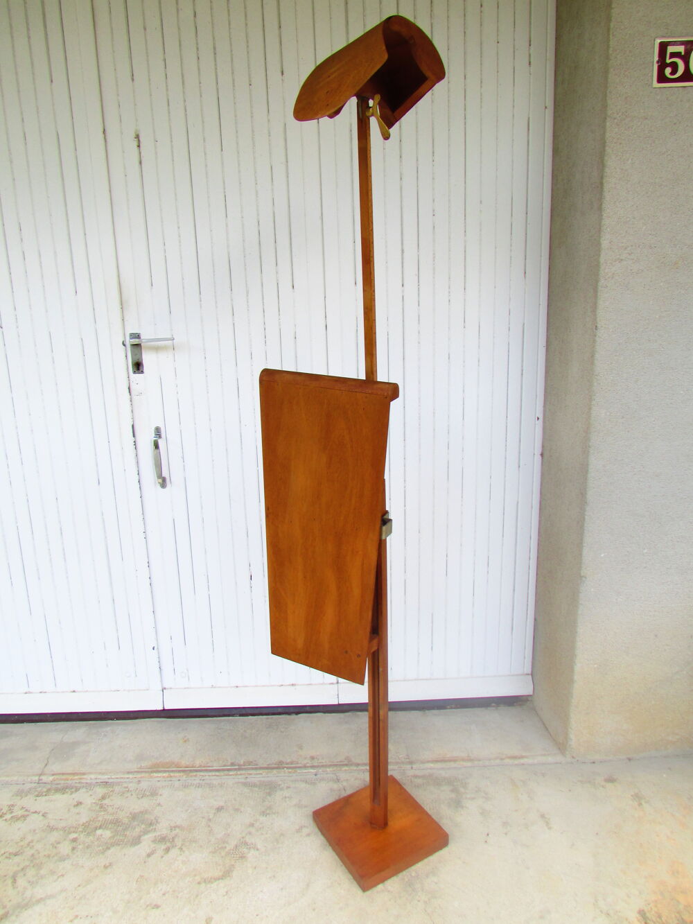 Porte-chapeau, valet de chambre,ancien, r&eacute;glable 1930s Décoration