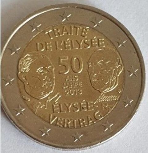 pi�ce 2 � comm�morative  50 ans du Trait� de L'�lys�e  10 Ervy-le-Ch�tel (10)