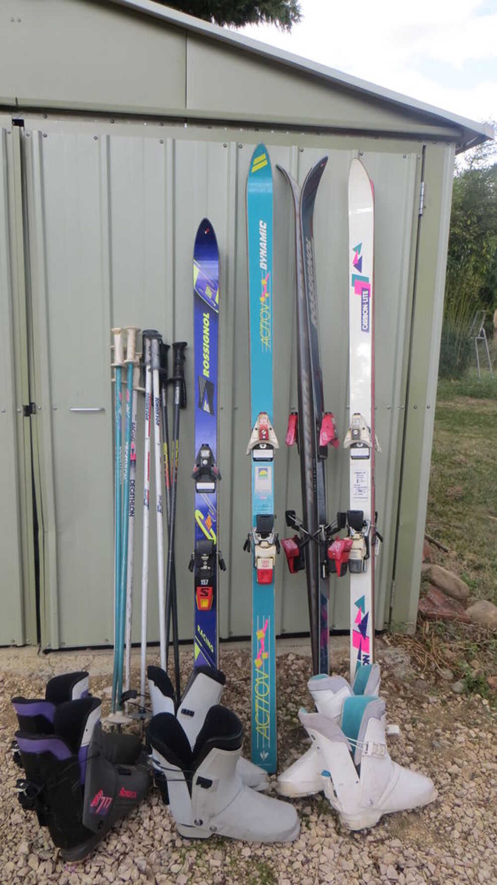 A saisir ! 4 Paires de ski Sports
