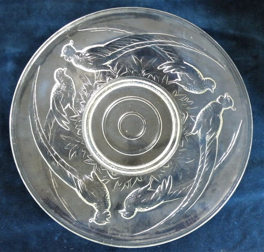 Grande coupe, centre de table &agrave; d&eacute;cor de faisans VERLUX Décoration