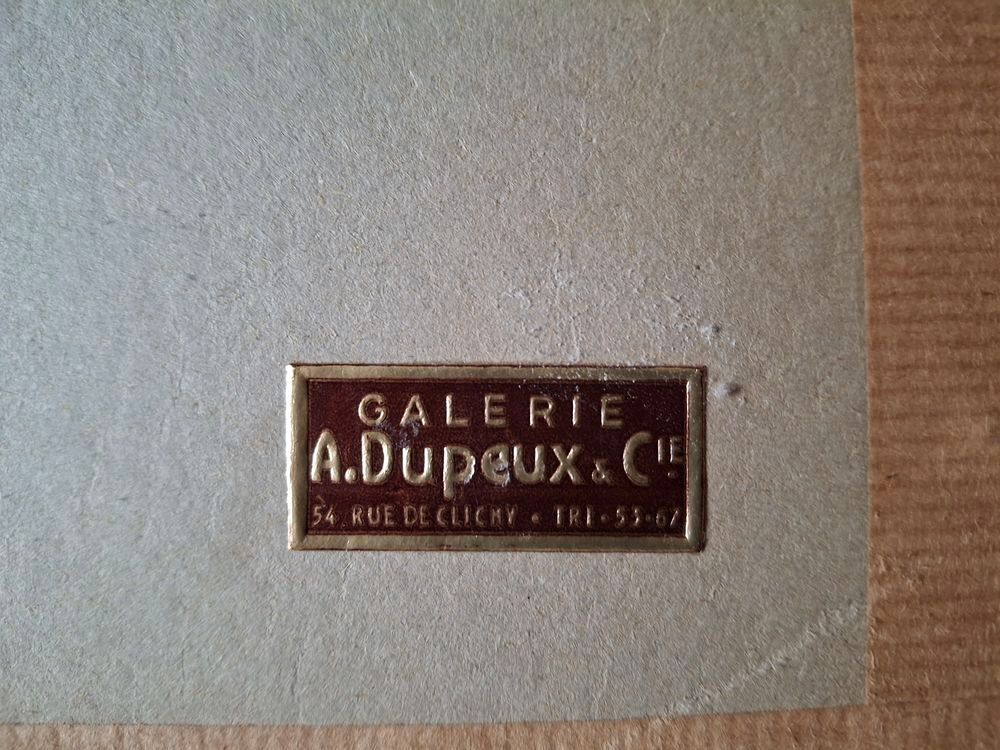 Cadre vitr&eacute; 67 X 57,5 cm vendu avec gravure Retrait &agrave; Vichy Décoration