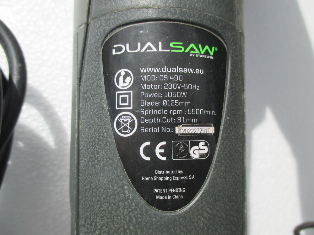 :
1 DUALSAW : (ou scie circulaire double lames ) Bricolage