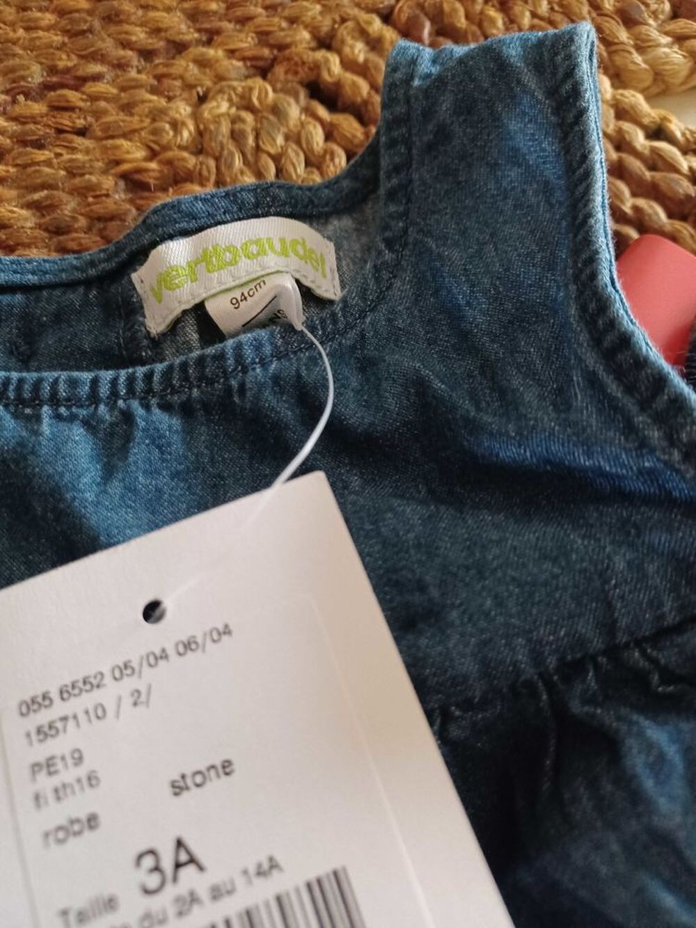 Robe en jean petite fille Vêtements enfants