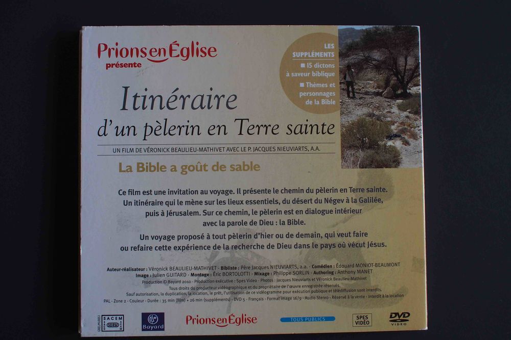 Itin&eacute;raire d'un p&egrave;lerin en Terre Sainte, CD et vinyles