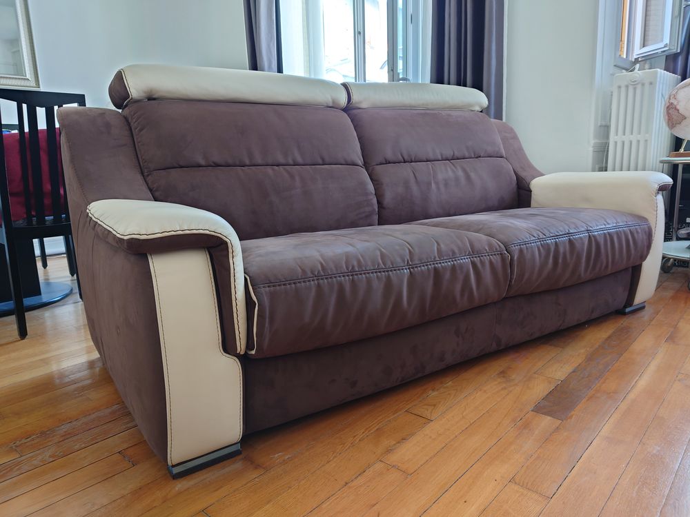 Canap&eacute; convertible cuir Meubles