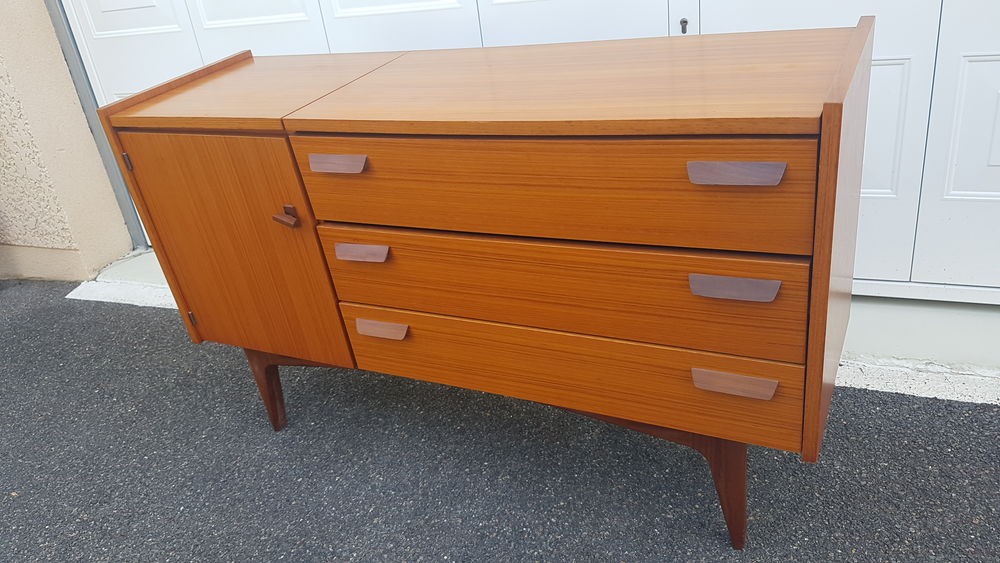 Enfilade coiffeuse scandinave en teck Pierre Gautier Delaye Meubles