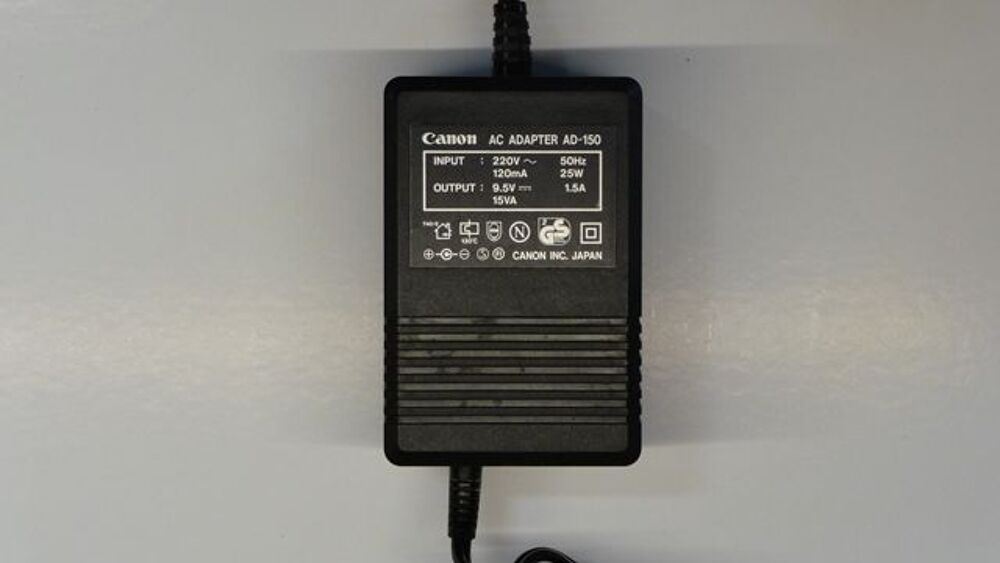 Adaptateur secteur CANON AD150 - 220v / 9,5 v - 1,5 A Matériel informatique