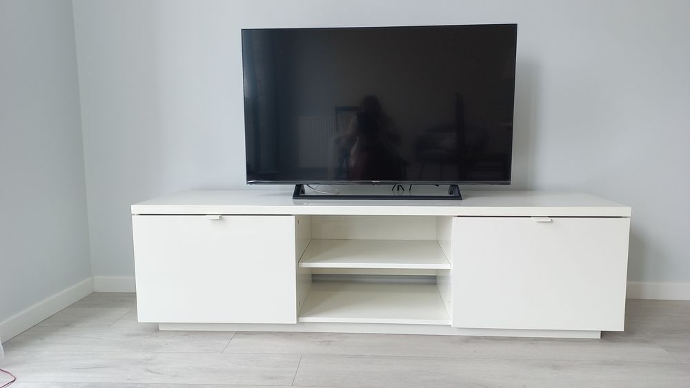 BANC TC 160CM Blanc brillant Meubles