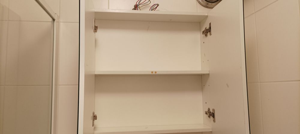 Armoire toilette 2 portes miroir Meubles
