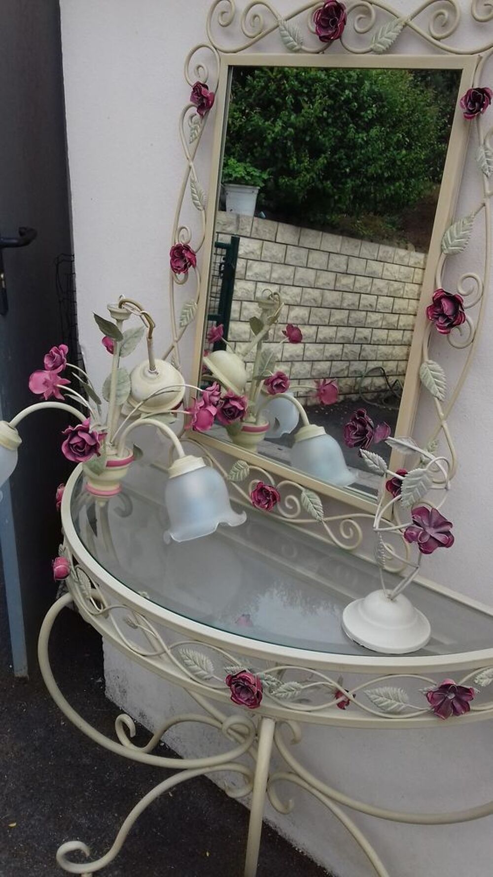 Ensemble en fer forger type ART DECO Meubles
