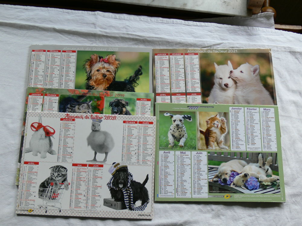 Calendriers PTT 