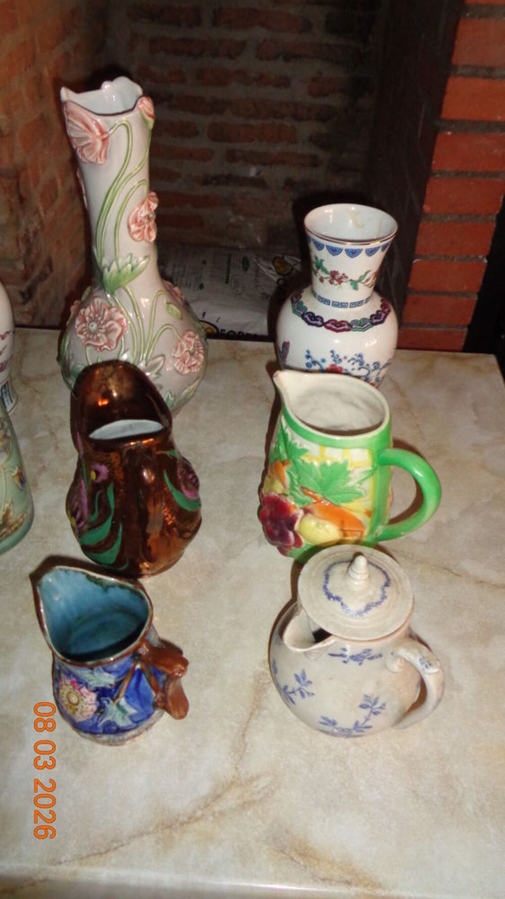 VASES &amp; PICHETS BARBOTINE &amp; AUTRES Décoration