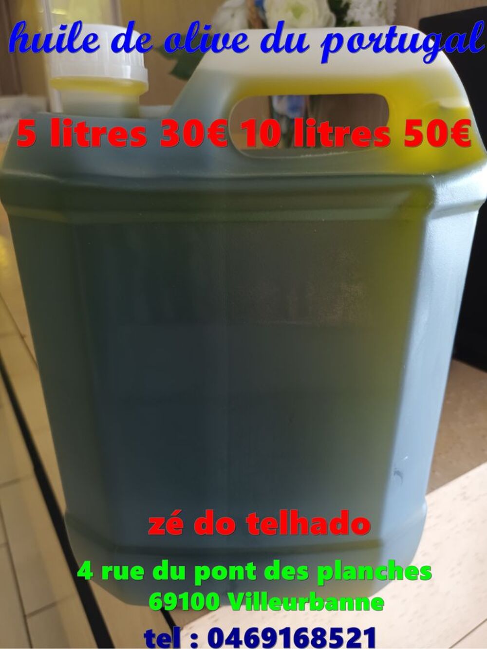 HUILE DE OLIVE DU PORTUGAL Cuisine