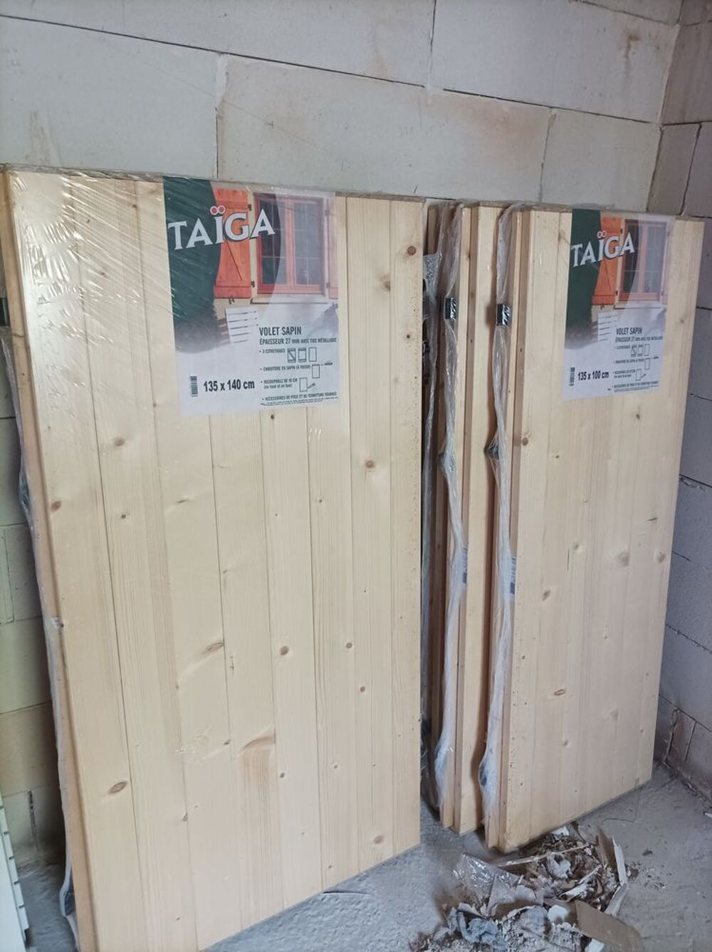 6 Volets neufs sous emballage TAIGA Bricolage
