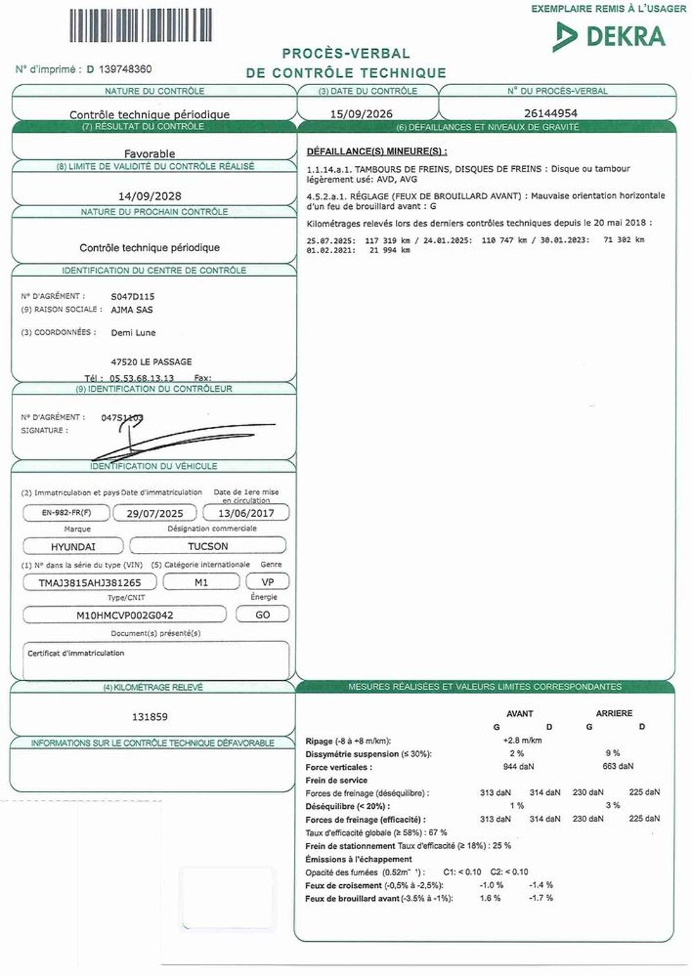 Tucson 1.7 CRDi 115 2WD Executive 2017 occasion 47240 Castelculier