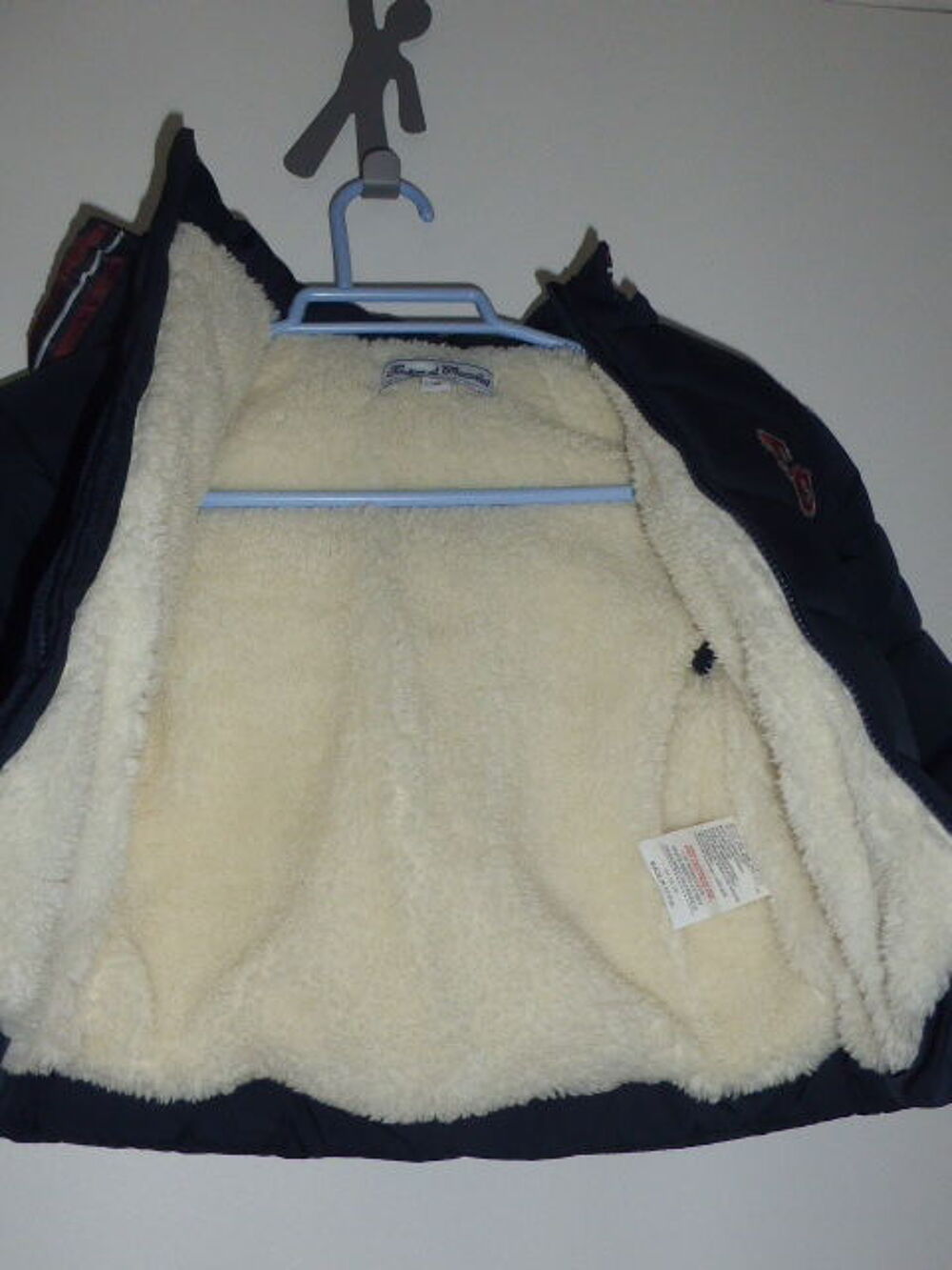 Tartine et Chocolat Manteau parka capuche bleu marine 1 an Vêtements enfants