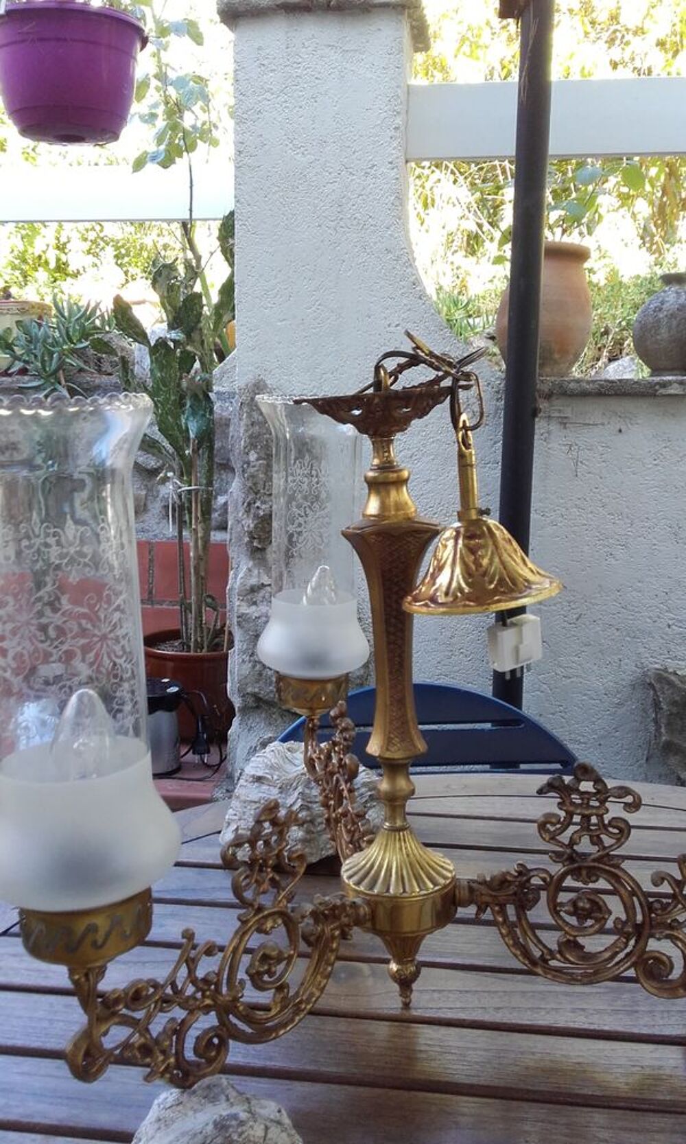 lustre 3 lampes Décoration