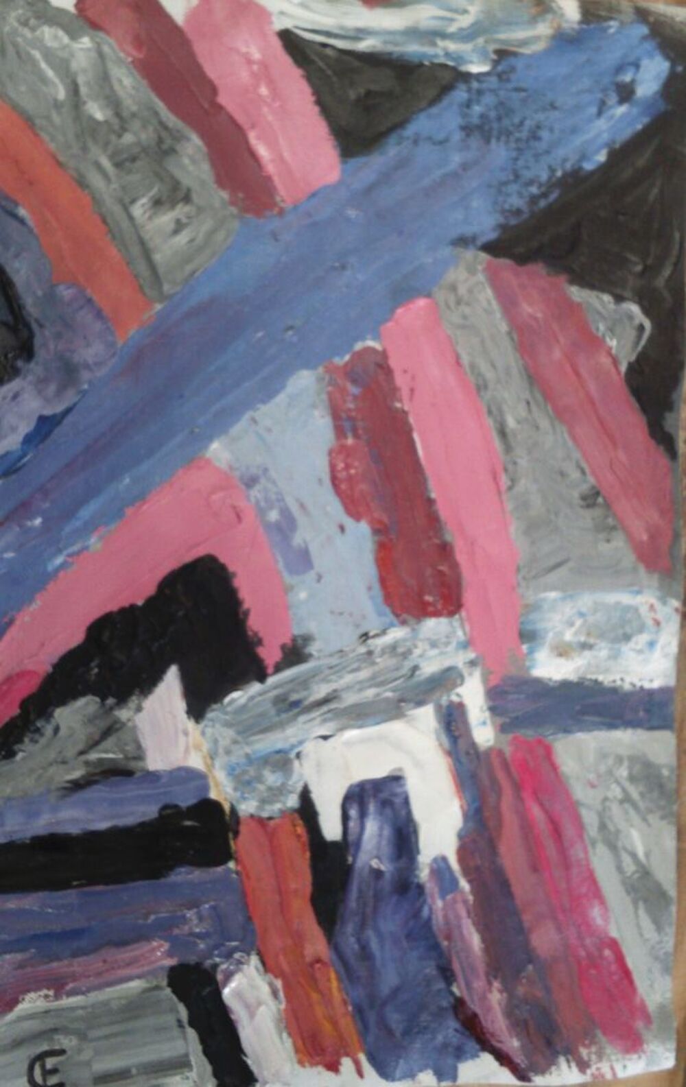tableau abstrait Décoration