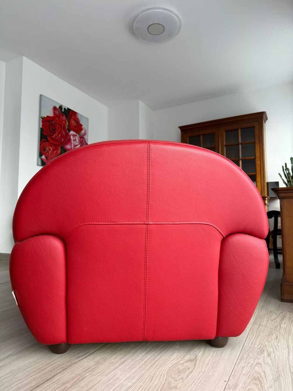 BEAU FAUTEUIL Style club en cuir Meubles