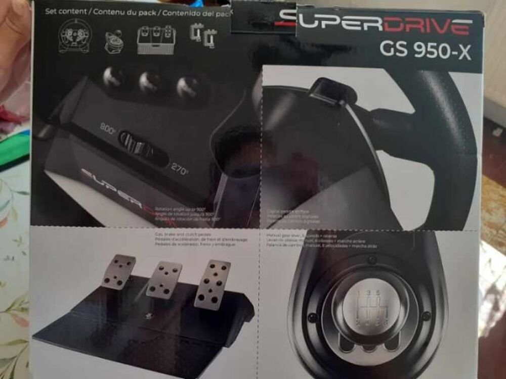 Volant de course Consoles et jeux vidéos