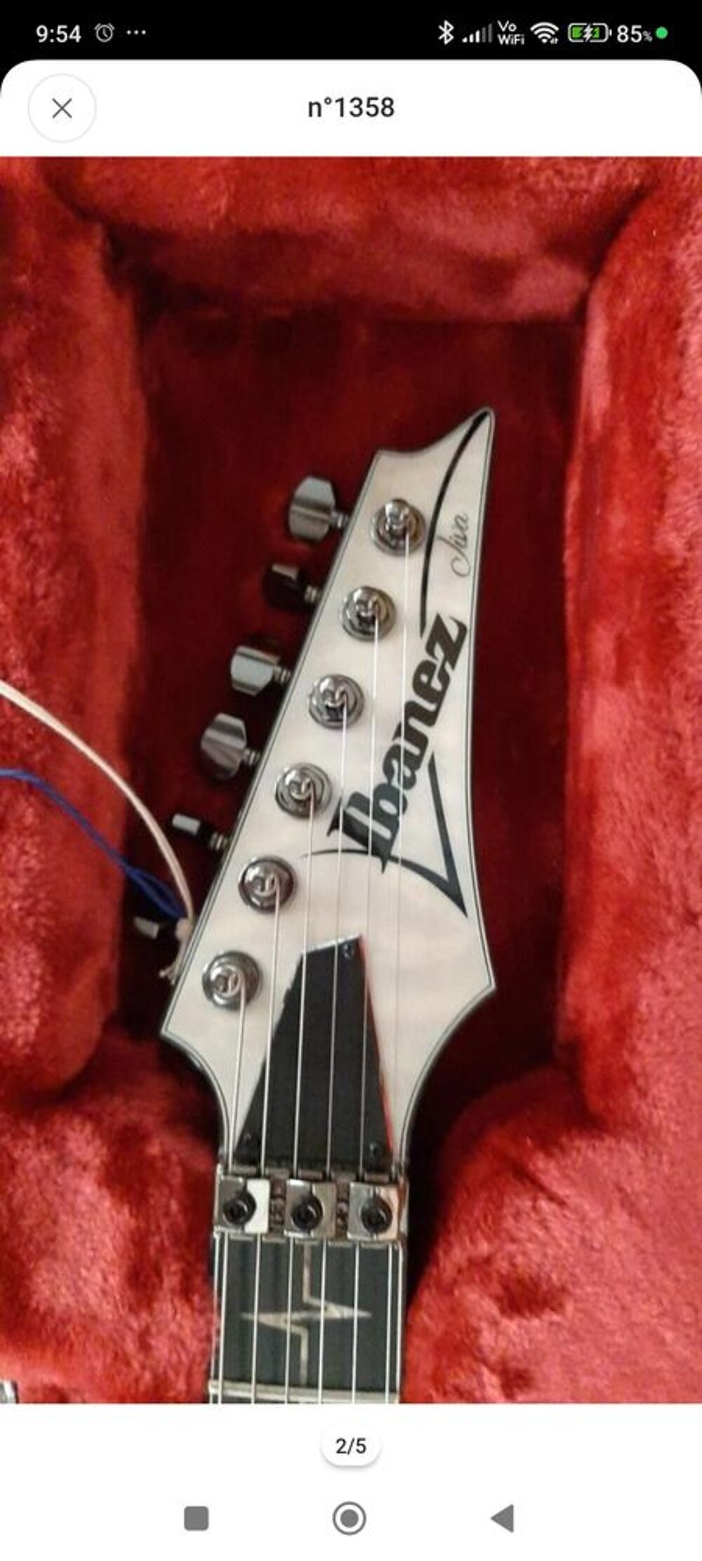 Guitare &eacute;lectrique Ibanez jivax2 ghost signature 100% neuve Instruments de musique