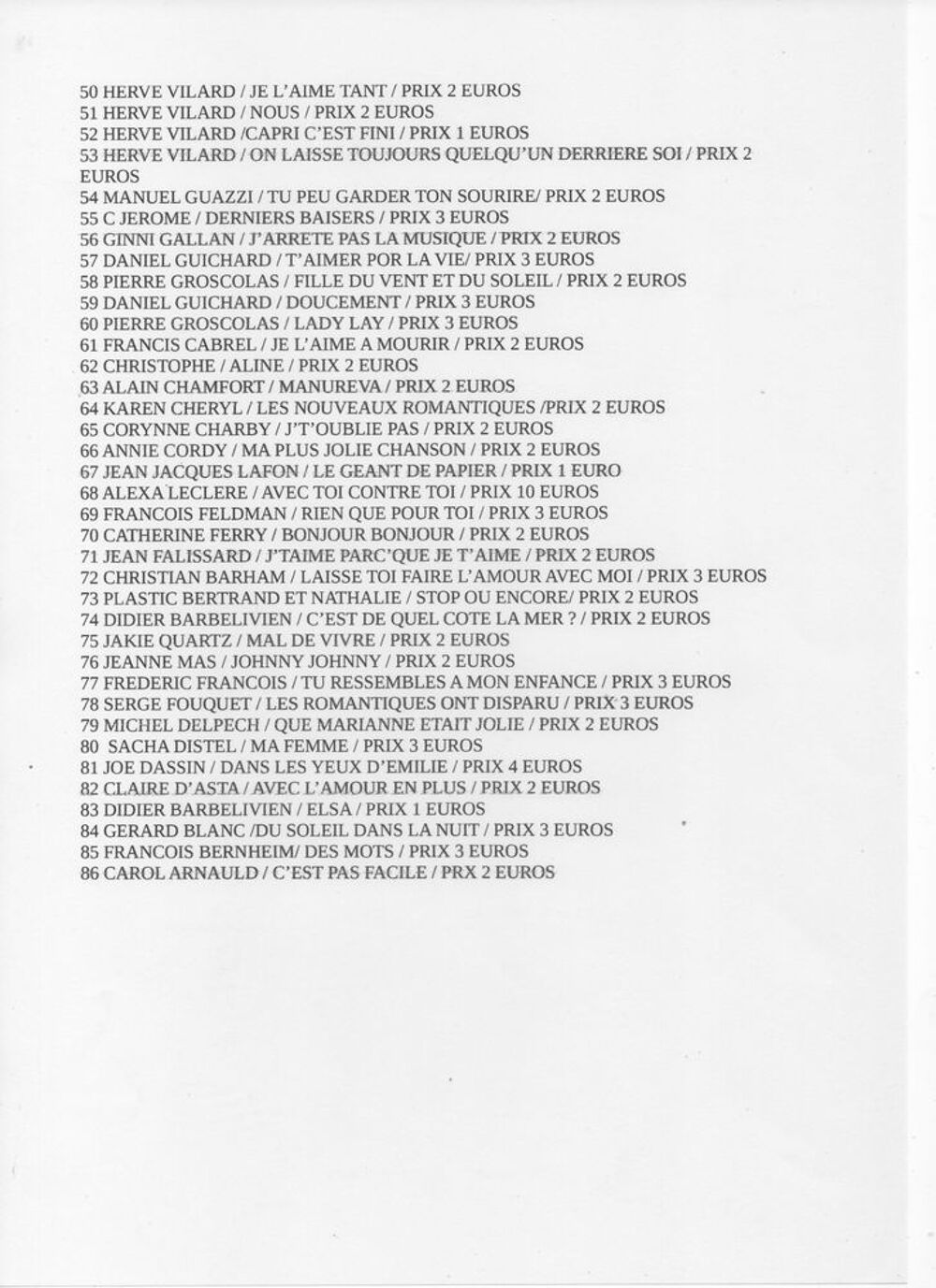 45,tours vari&eacute;t&eacute; fran&ccedil;aise et &eacute;trang&egrave;re Audio et hifi
