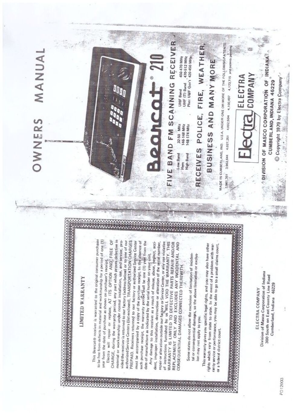 . Scanner Radio Audio et hifi