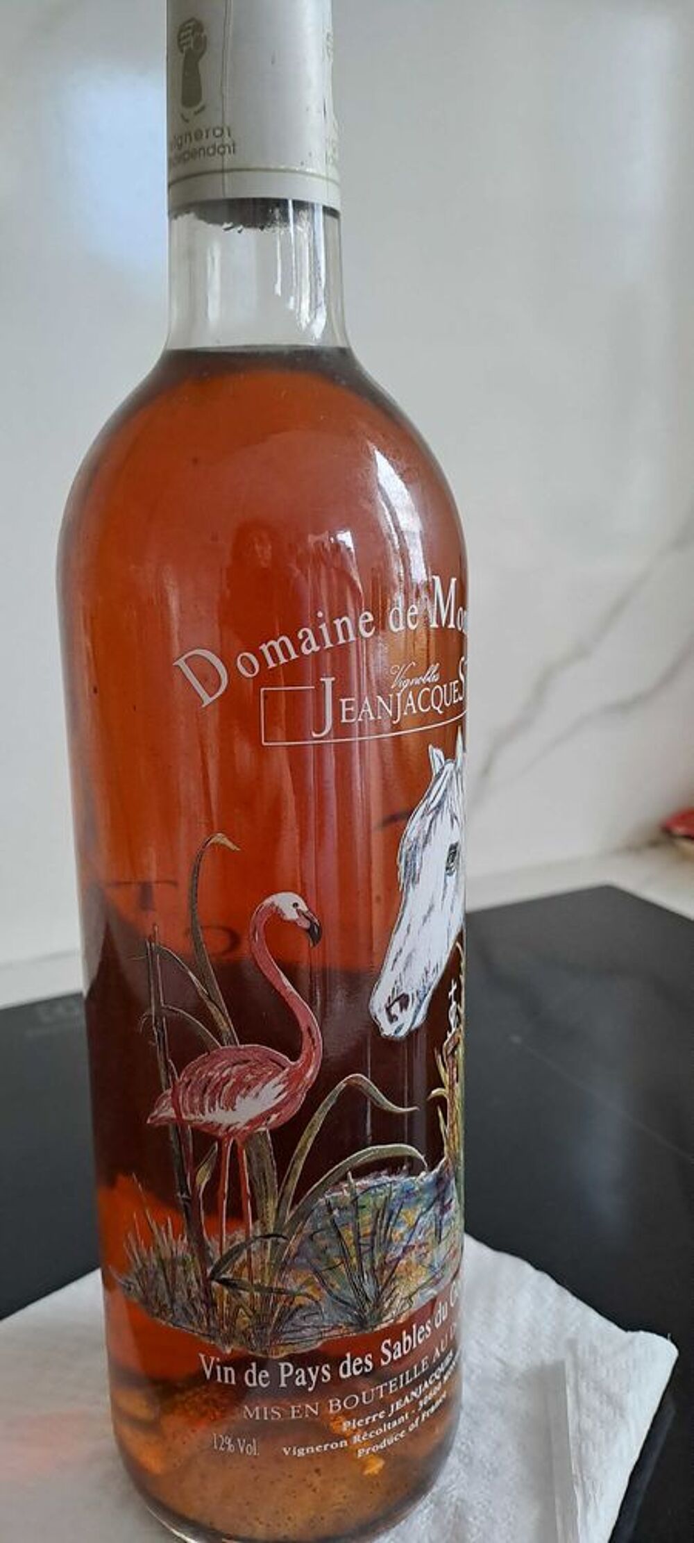 bouteille d&eacute;cor&eacute;e 